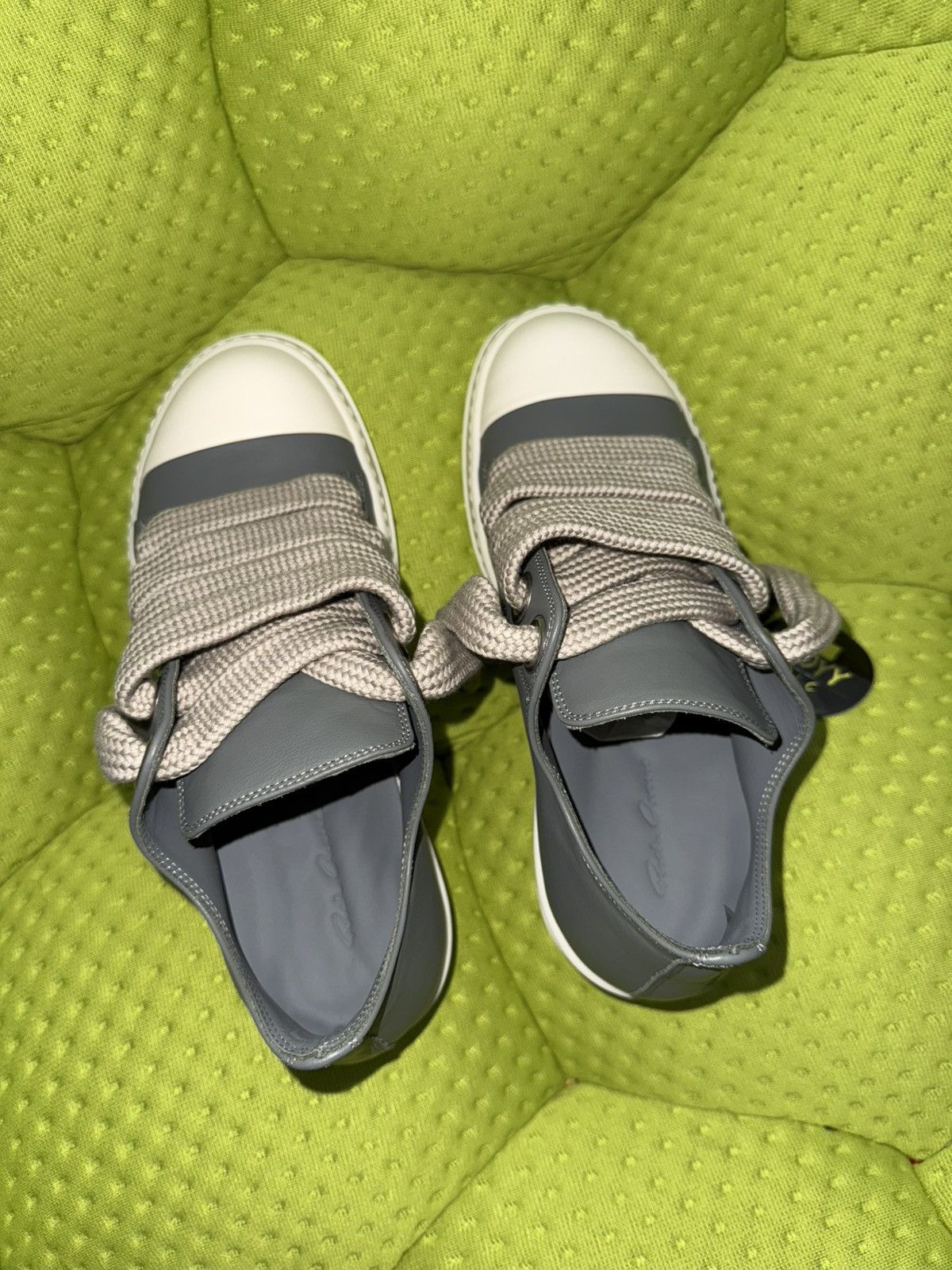 Rick Owens Jumbo lace low top sneakers Size US 12 / EU 45 - 7 Thumbnail