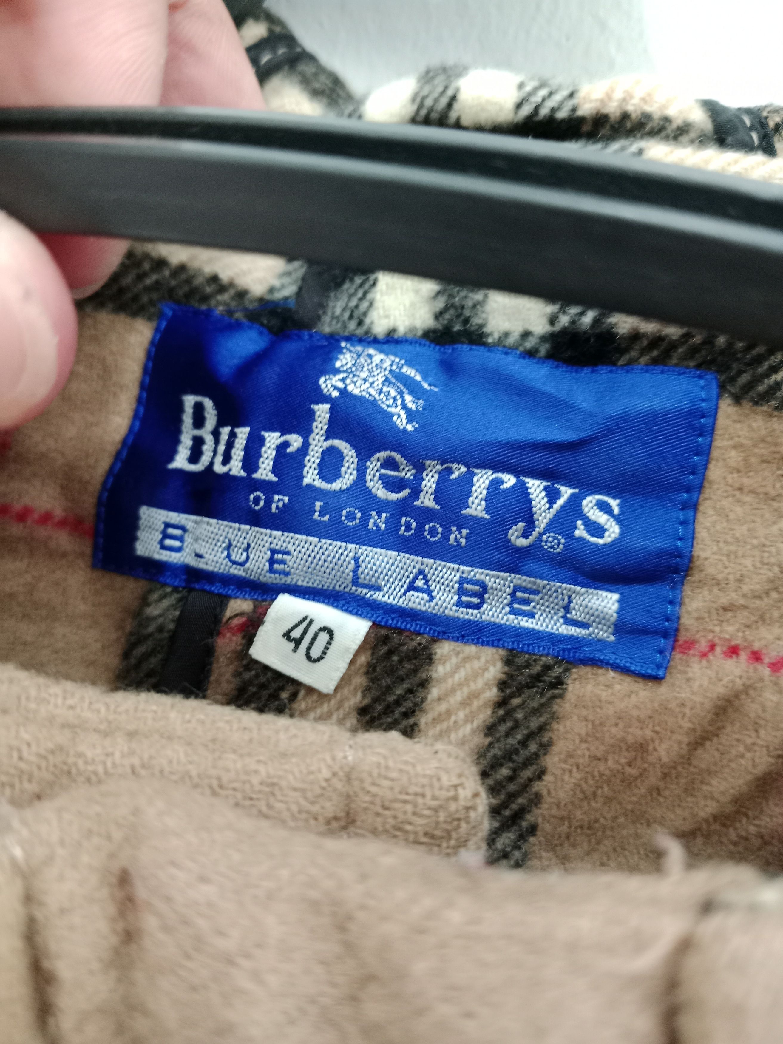 Burberry × Designer Burberrys Blue Label Wool Parka Jacket Size M / US 6-8 / IT 42-44 - 9 Thumbnail
