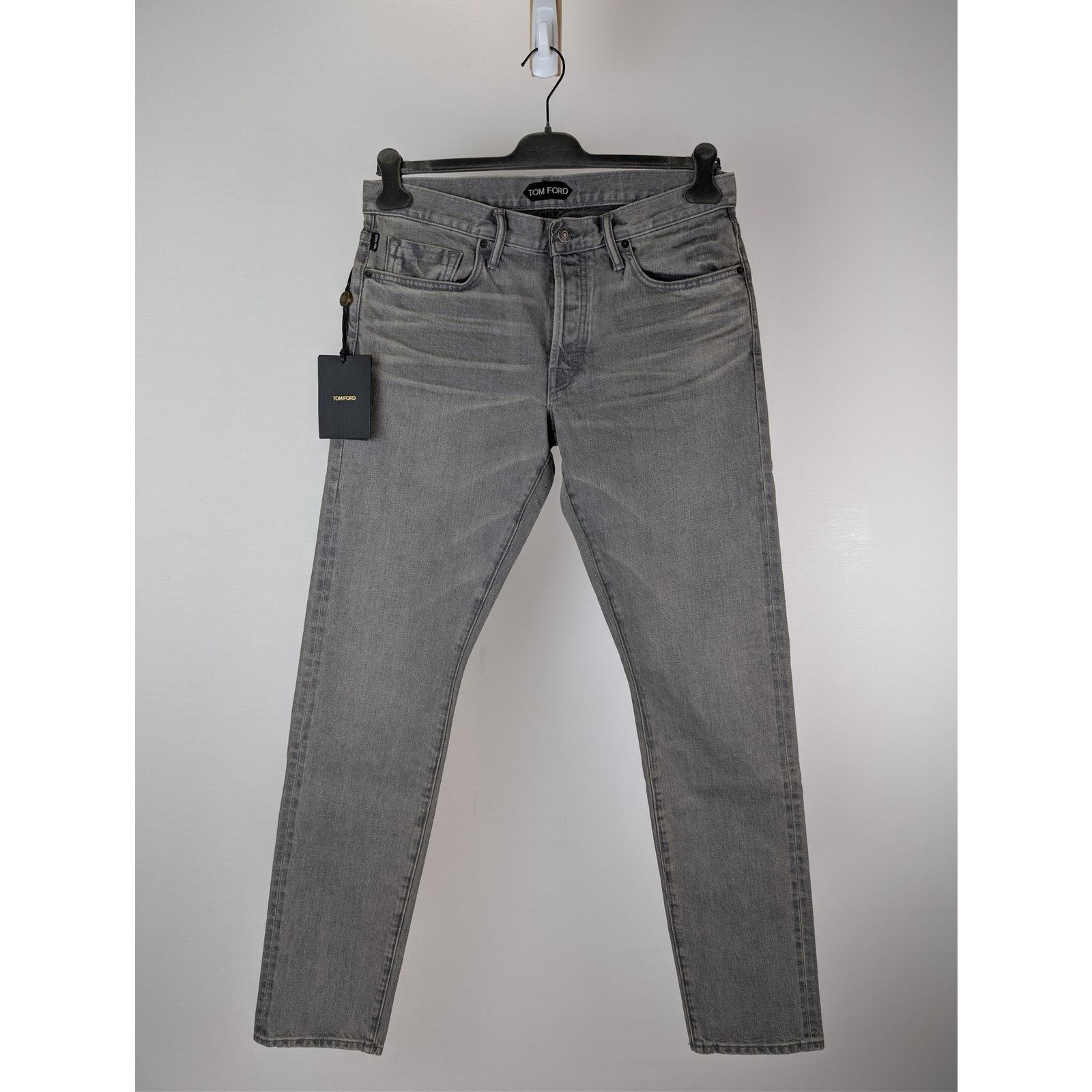 Tom Ford o1rshd1 Q:3 / Slim Denim Jeans in Grey Size US 34 / EU 50 - 8 Thumbnail