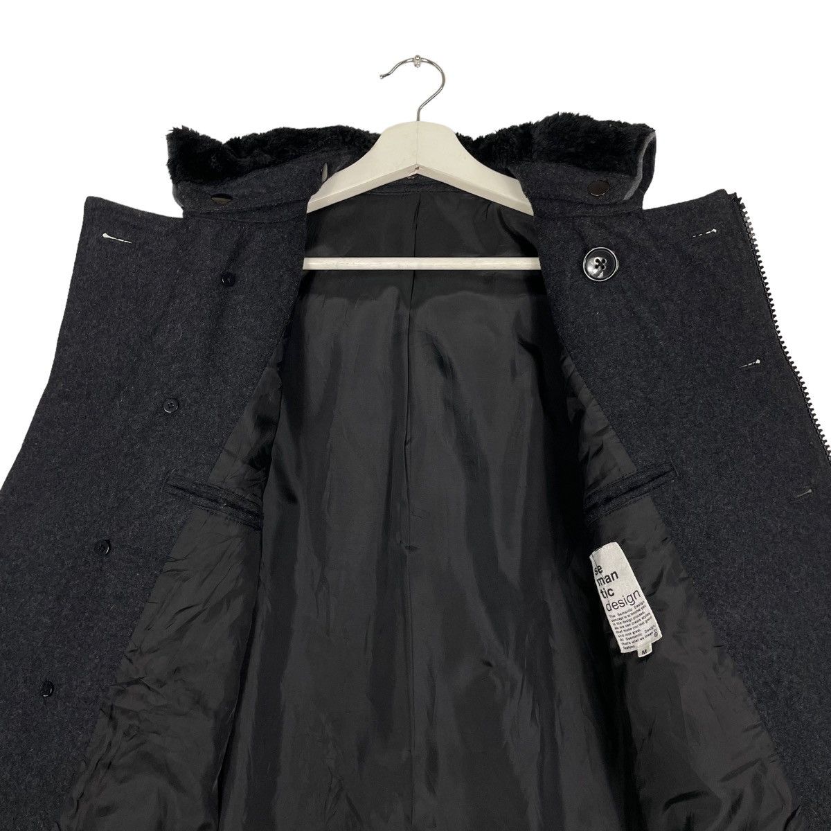 Hysteric Glamour × Japanese Brand × semanticdesign 💥SEMANTIC DESIGN JAPAN BONDAGE WOOL JACKET Size US M / EU 48-50 / 2 - 12 Thumbnail