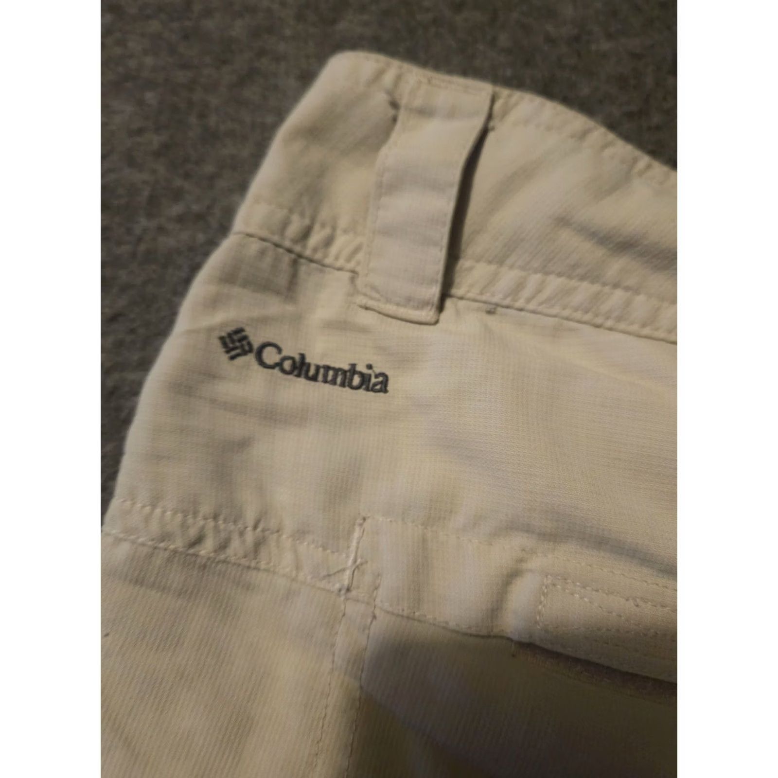 Vintage Columbia Cargo Shorts Women's 6 Beige Low Rise Rip Stop Lightweight Outdoor Hiking Pockets, Regular, Beige, 6, Womens Size 28" / US 6 / IT 42 - 6 Thumbnail