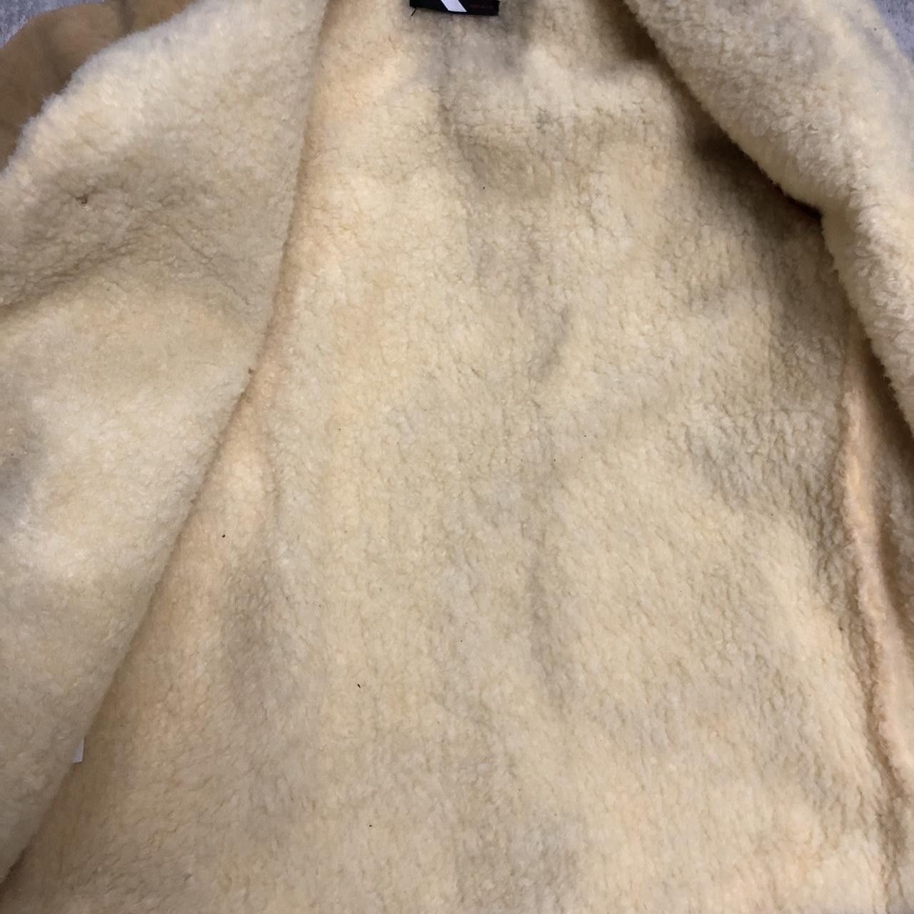 Other Tan and cream suede leather jacket with fur lining Size L / US 10 / IT 46 - 5 Thumbnail