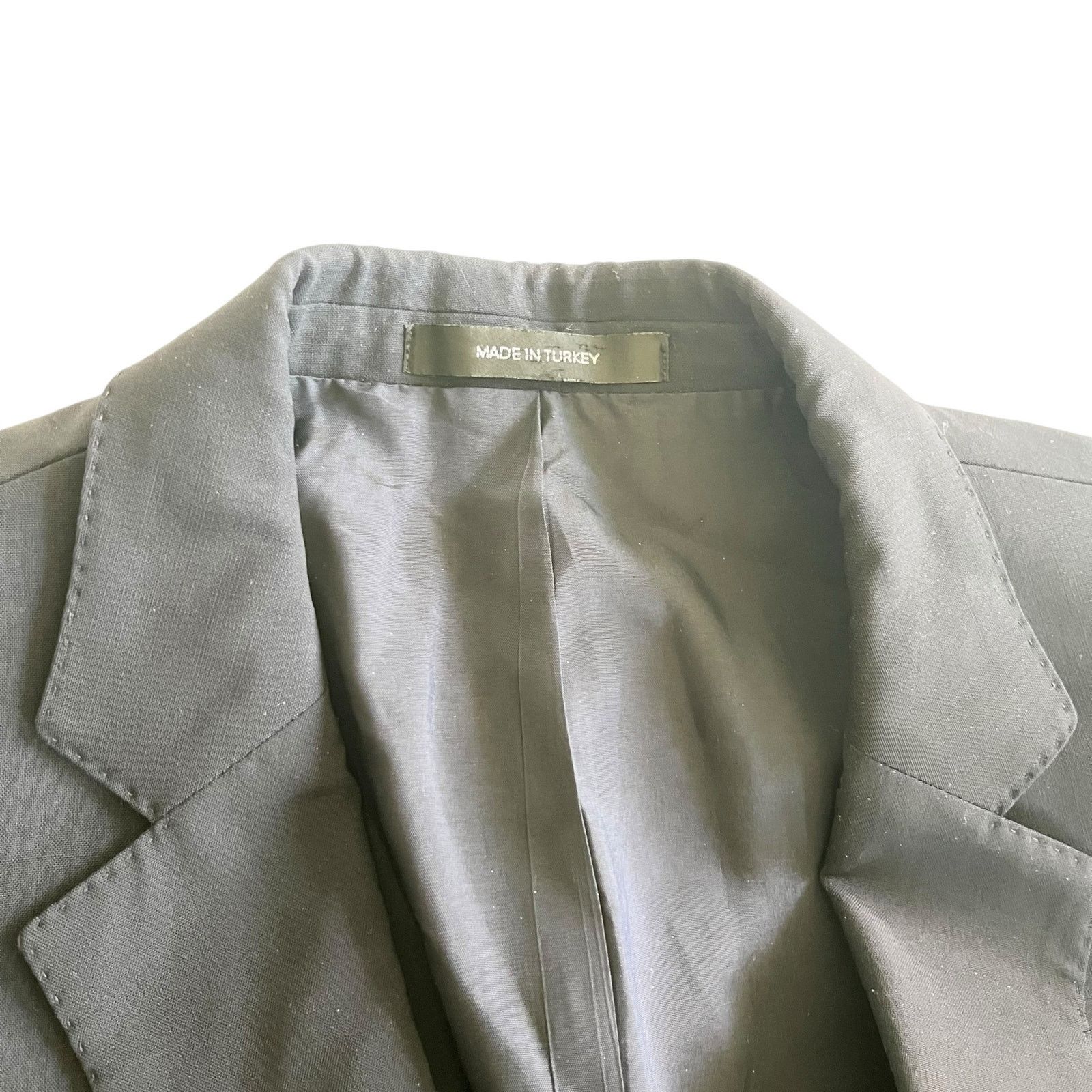 Hugo Boss BOSS Hugo Boss The Jam75/Sharp3 Blue Wool Blazer Jacket 40R Size 40R - 4 Thumbnail
