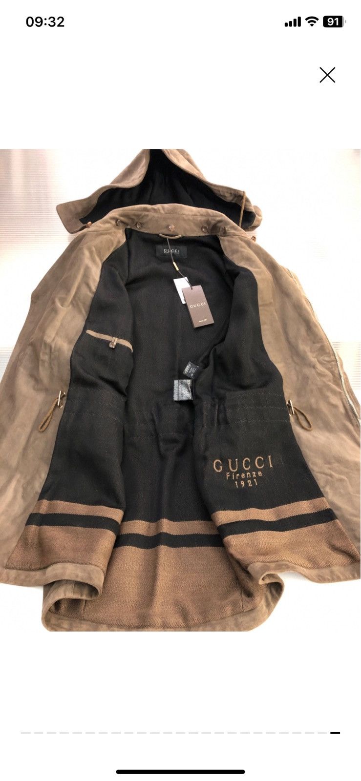 Gucci Gucci 🇮🇹 brown distressed suede oversized duster coat 44 NWT Size US S / EU 44-46 / 1 - 6 Thumbnail