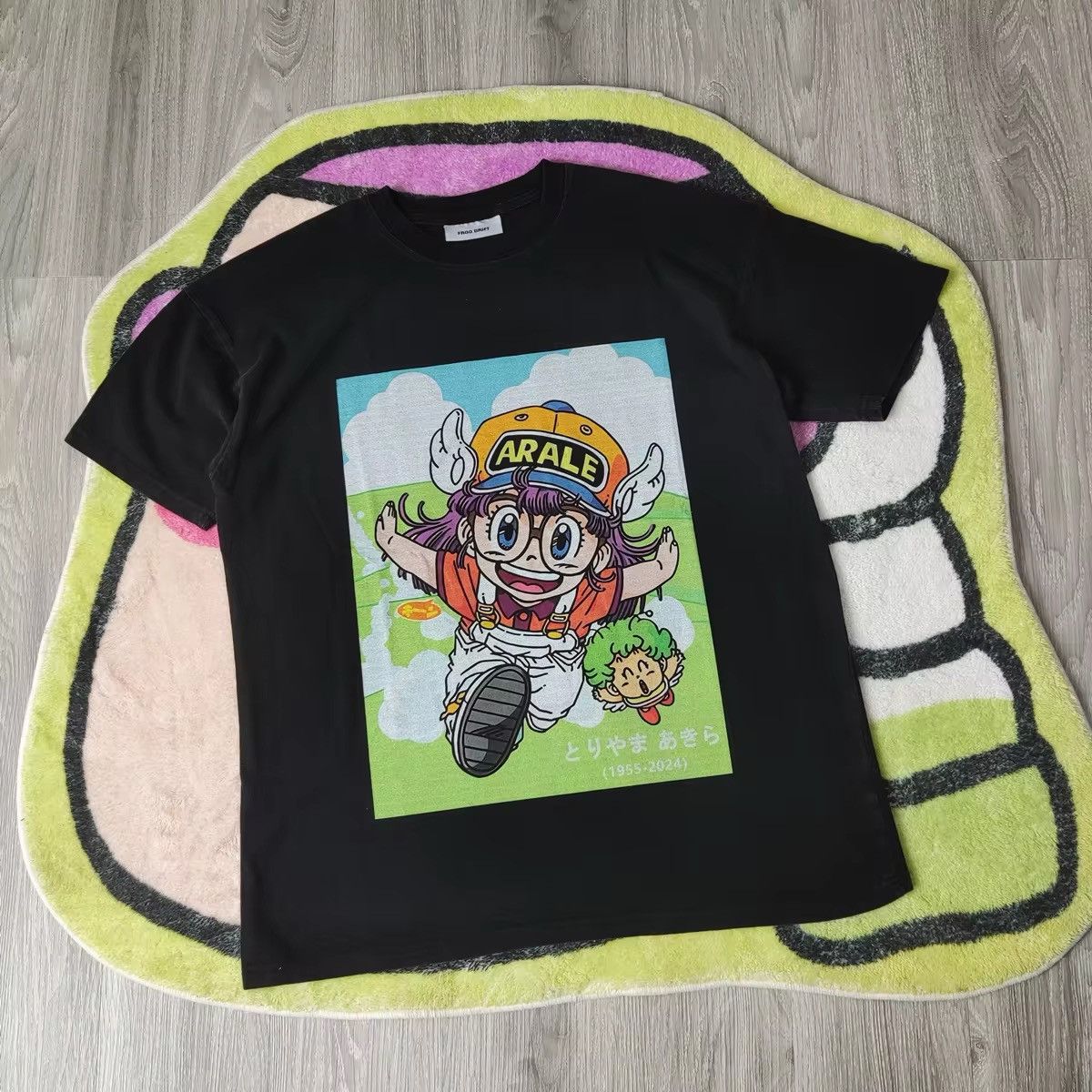 Japanese Brand × Vintage Classic Anime "ARALE" Graphics Printed Casual T Shirt Size US XL / EU 56 / 4 - 1 Thumbnail