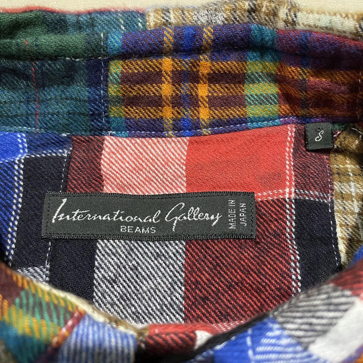 Beams Japan International Gallery By BEAMS Patchwork Flannel Shirt Size US S / EU 44-46 / 1 - 4 Thumbnail