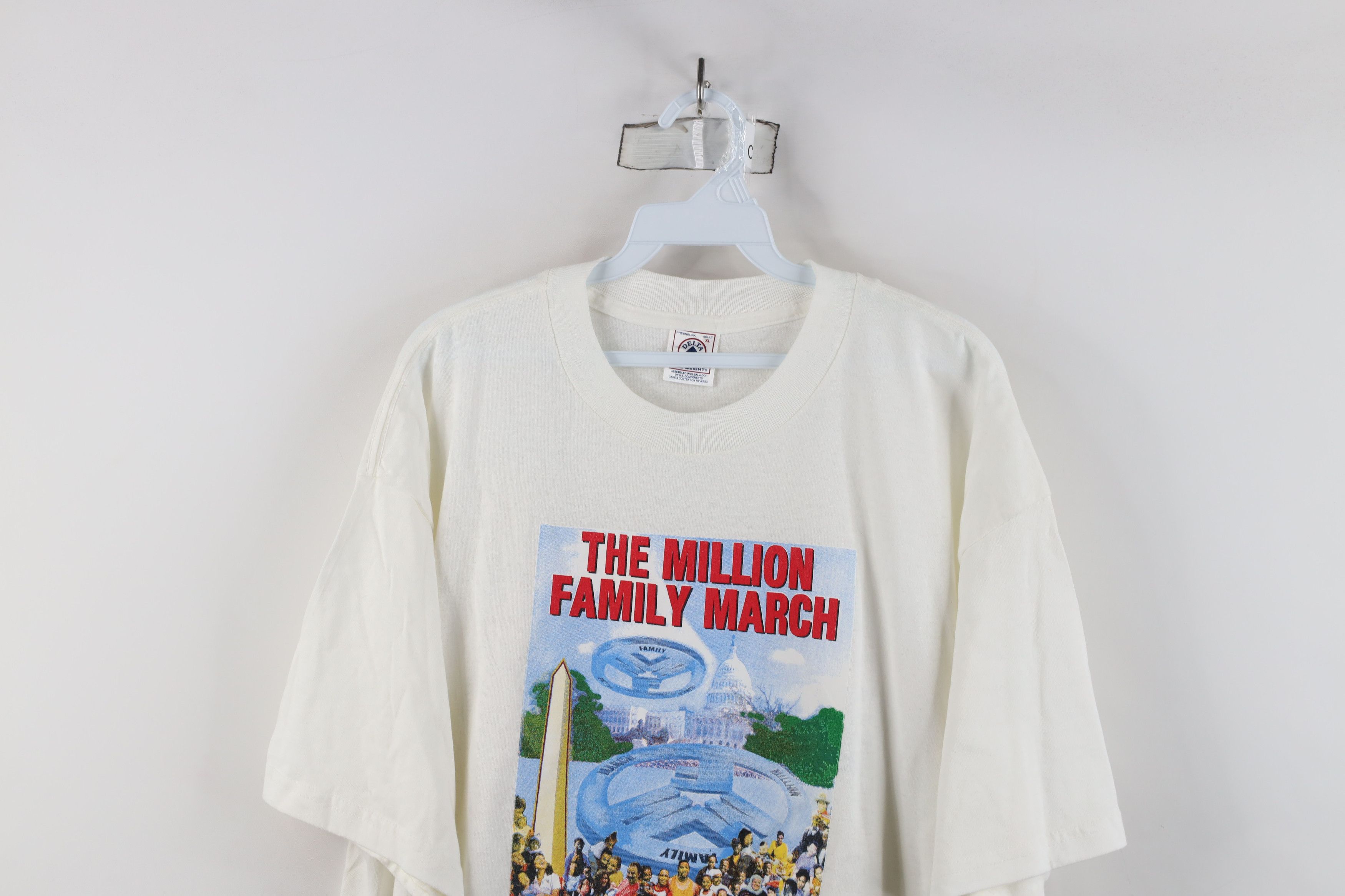 Vintage Vintage Y2K 2000 Million Family March Washington DC T-Shirt Size US XL / EU 56 / 4 - 2 Thumbnail