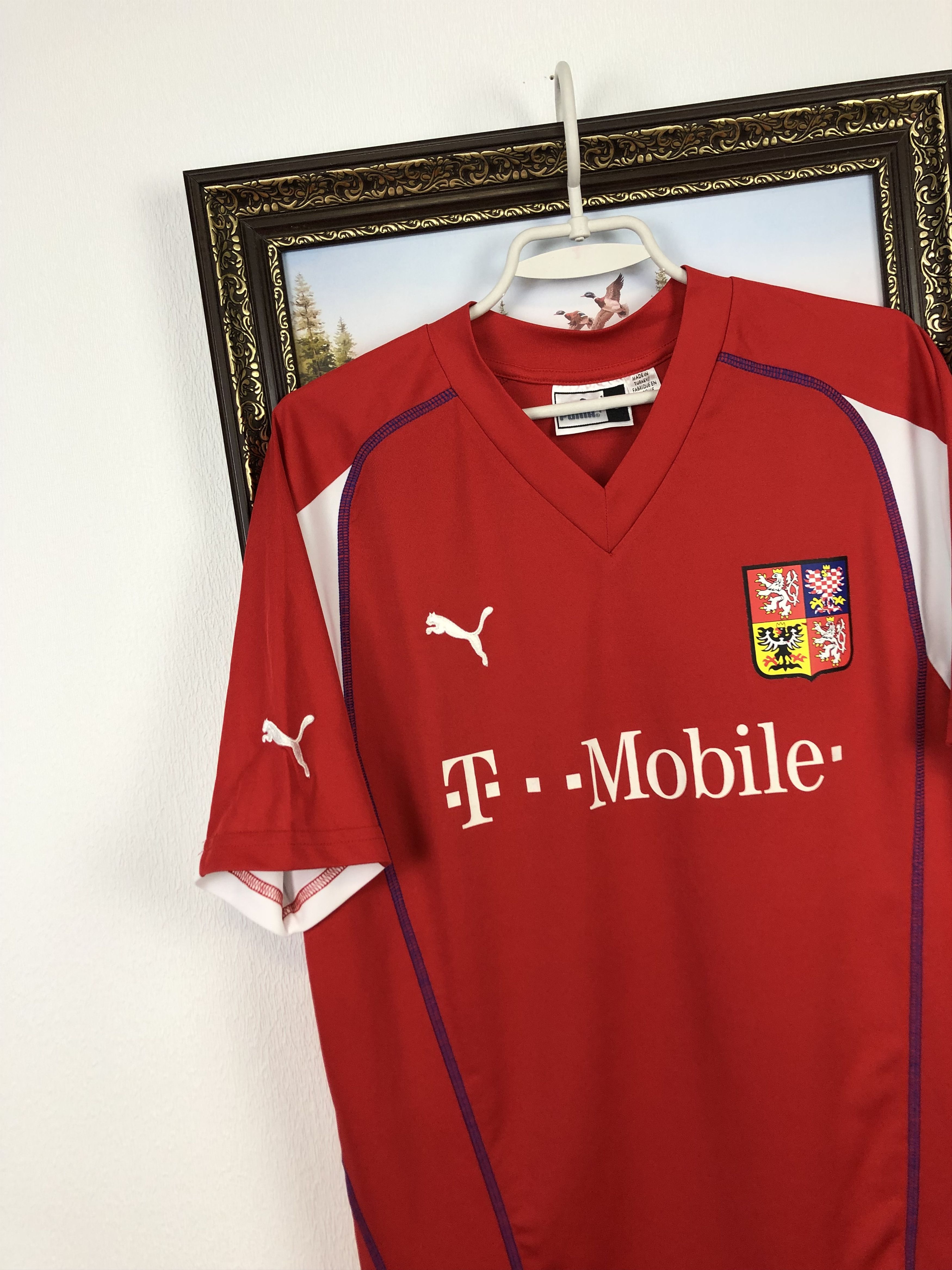 Vintage Czech Republic Home football shirt 2003 Soccer Jersey Size US L / EU 52-54 / 3 - 3 Thumbnail