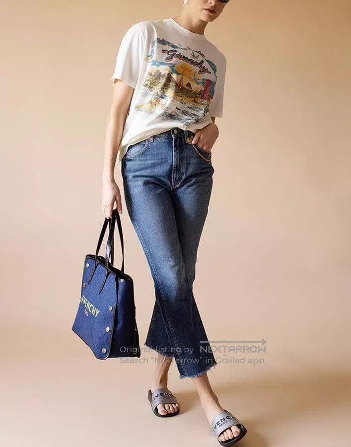 Givenchy Givenchy Island Scenery Retro Oil Painting Print Short Sle Size US M / EU 48-50 / 2 - 2 Thumbnail