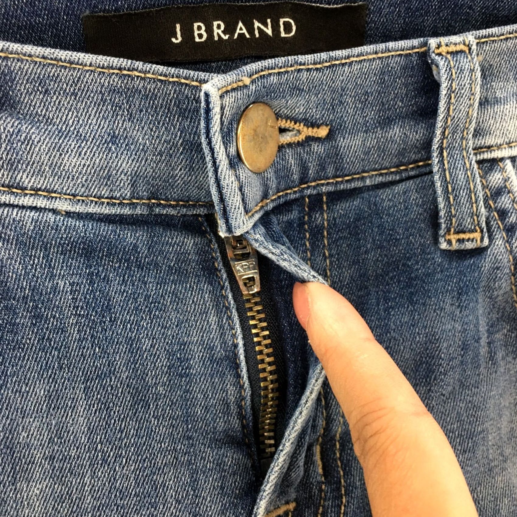 J Brand J Brand Jeans Womens 26 Blue Straight Indigo Wash Denim Mid Rise Zip Pockets Size 26" / US 2 / IT 38 - 4 Thumbnail