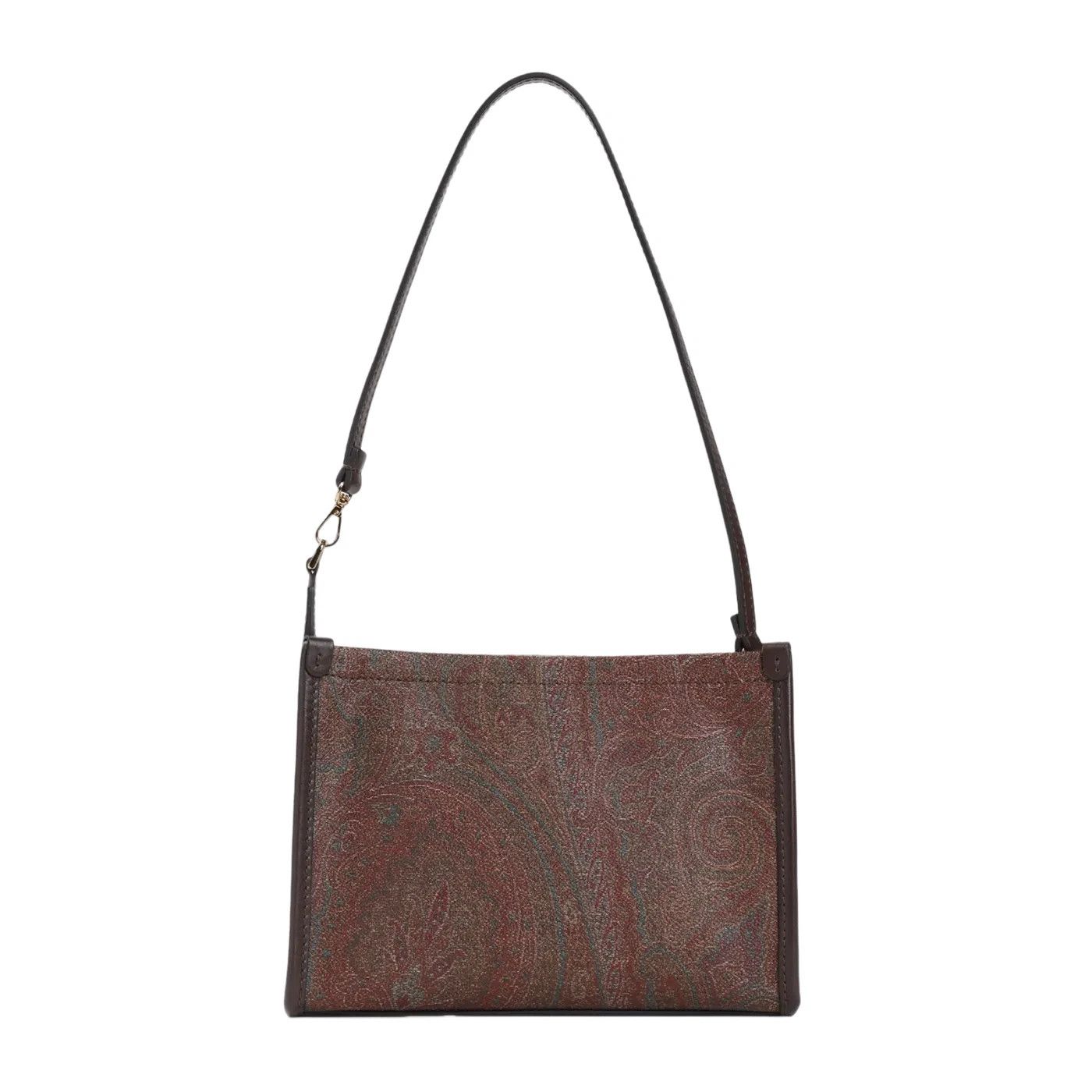 Etro ETRO Libra Paisley Brown Cotton Shoulder Bag Auth Size ONE SIZE - 2 Thumbnail