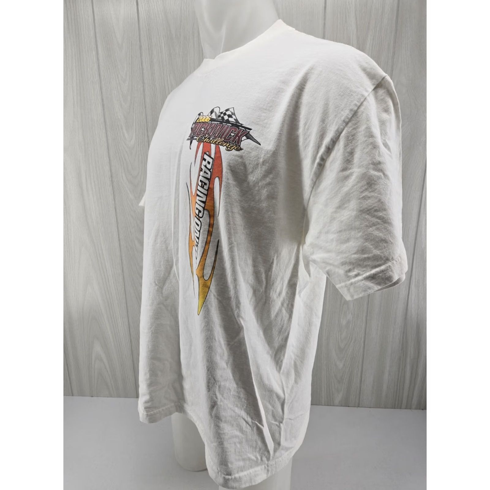 AAA 2006 Pickwick Challenge Hydro Men's T-Shirt Boat Racing Graphic XL White Cotton Short Sleeve Size US XL / EU 56 / 4 - 4 Thumbnail