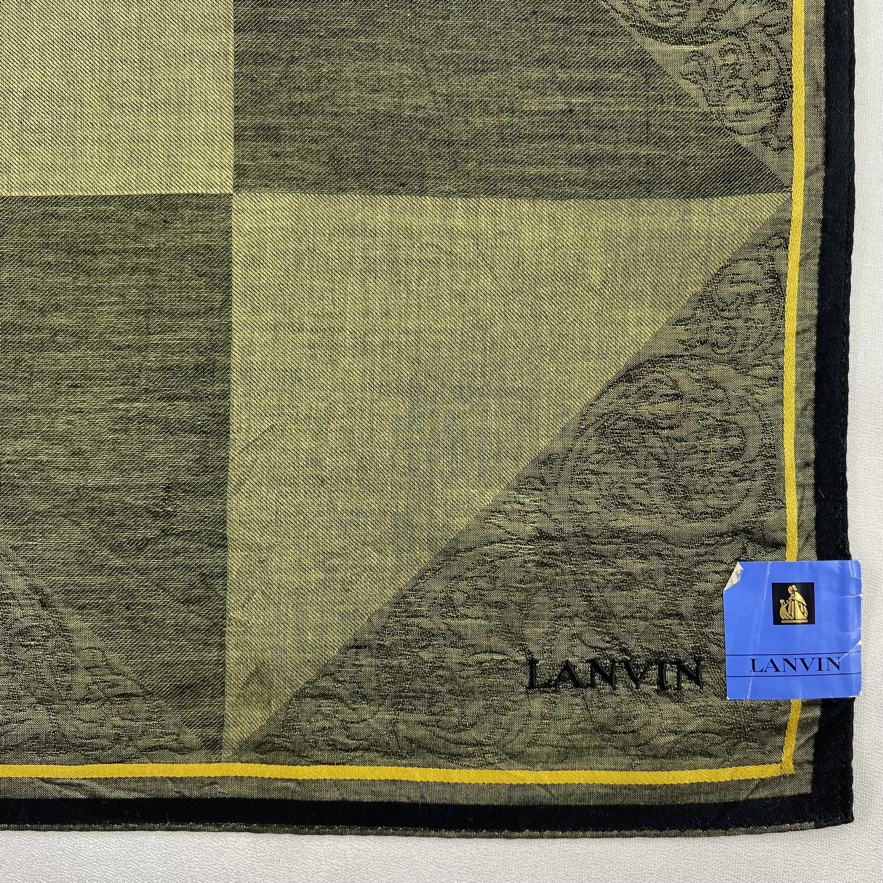 Lanvin × Vintage Lanvin Handkerchief / Neckerchief / Bandana-P1458 Size ONE SIZE - 3 Thumbnail