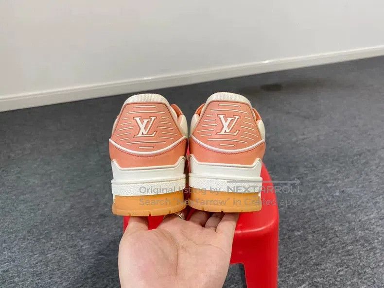 Louis Vuitton Louis Vuitton Peach powder of trainer shoes Size US 7.5 / EU 40-41 - 5 Thumbnail