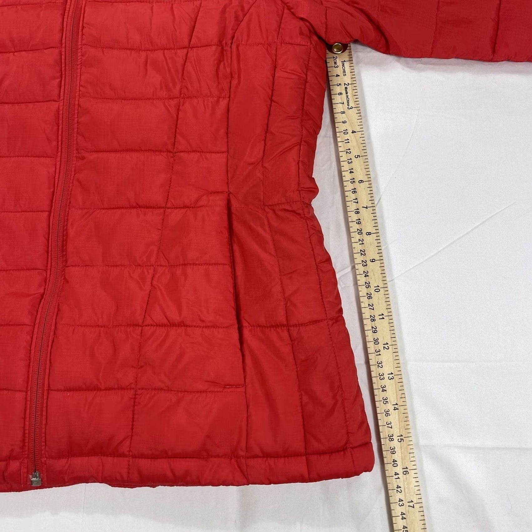 Vintage Columbia Puffer Jacket Unisex Adults M Hooded Red Thermal Coil Quilted Zip Size M / US 6-8 / IT 42-44 - 7 Thumbnail