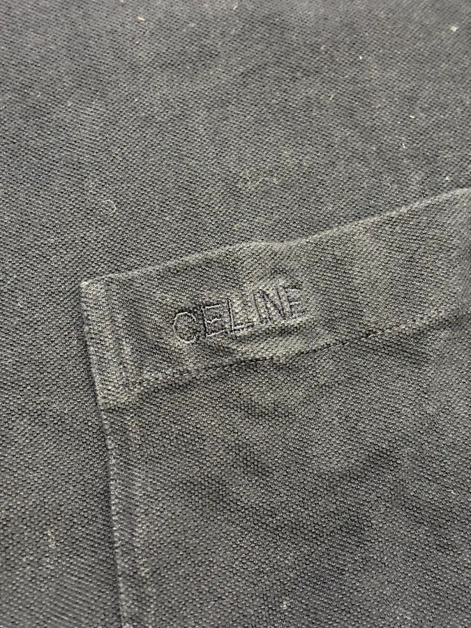 Celine 2000s Celine Navy Classy Pocket Shirt Size US M / EU 48-50 / 2 - 9 Thumbnail