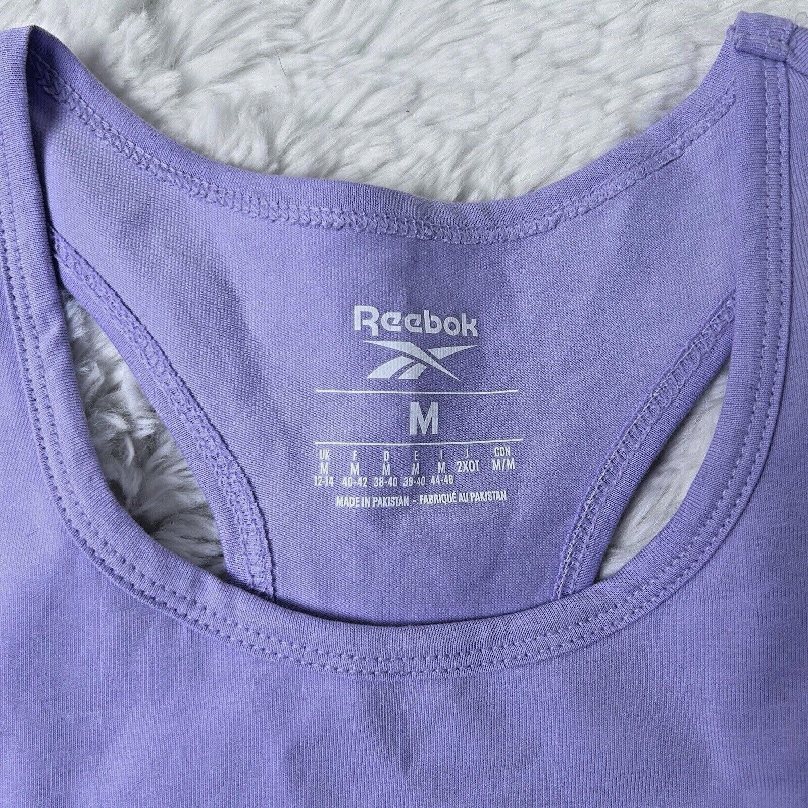 Reebok Reebok Women's Identity Sports Bra Lavender Purple Women's M Size ONE SIZE - 6 Thumbnail