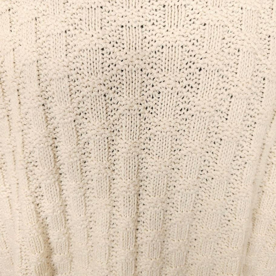 Vintage Vintage TLC Lambert Sweater Mens Size Medium Cream 90s Size US M / EU 48-50 / 2 - 2 Thumbnail