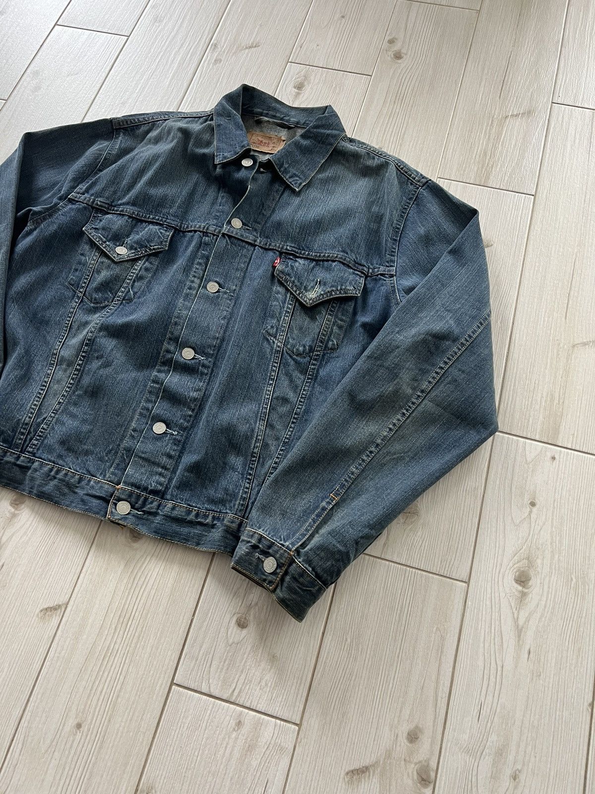 Levi's Vintage Levis Usa Trucker Denim Levis Jeans Jacket Medium Size US XL / EU 56 / 4 - 2 Thumbnail