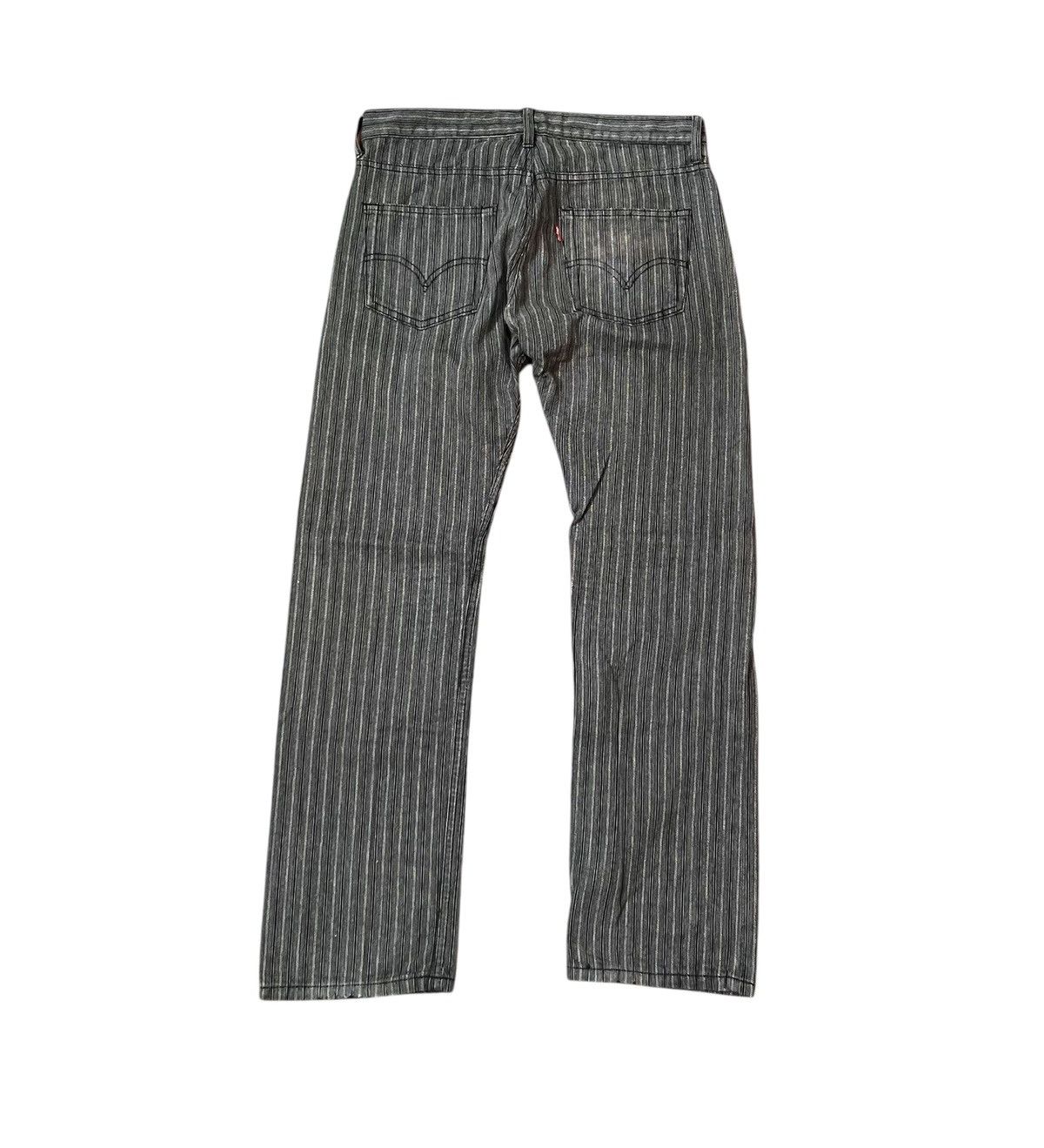 Comme des Garcons Junya watanabe cdg man x levi’s AD2005 striped denim jeans Size US 31 - 8 Thumbnail