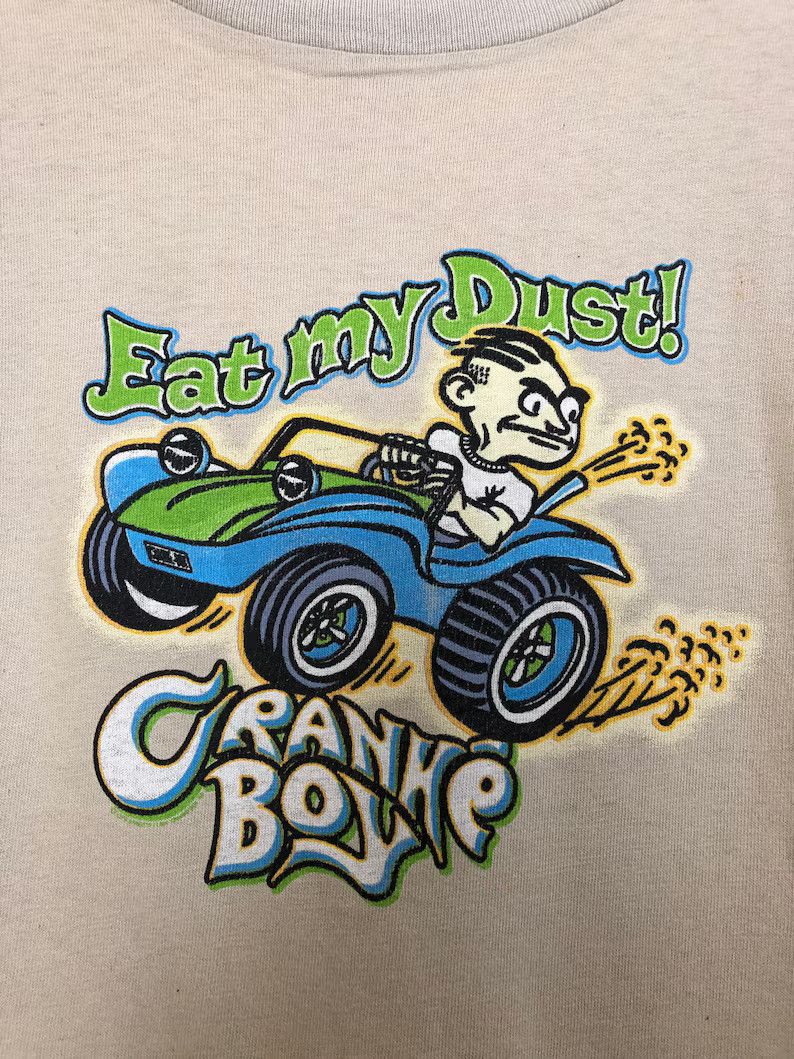 Vintage Vintage Cranke Boy Eat My Dust T-Shirt Size US L / EU 52-54 / 3 - 1 Thumbnail