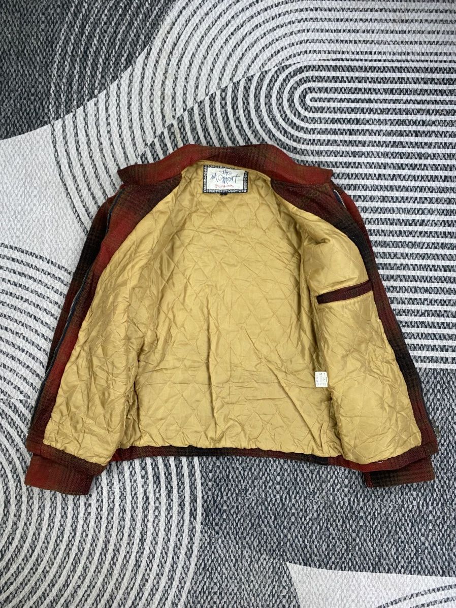 Hysteric Glamour Vintage The Moment Red Black Checked Zip-Up Jacket Size US M / EU 48-50 / 2 - 8 Thumbnail