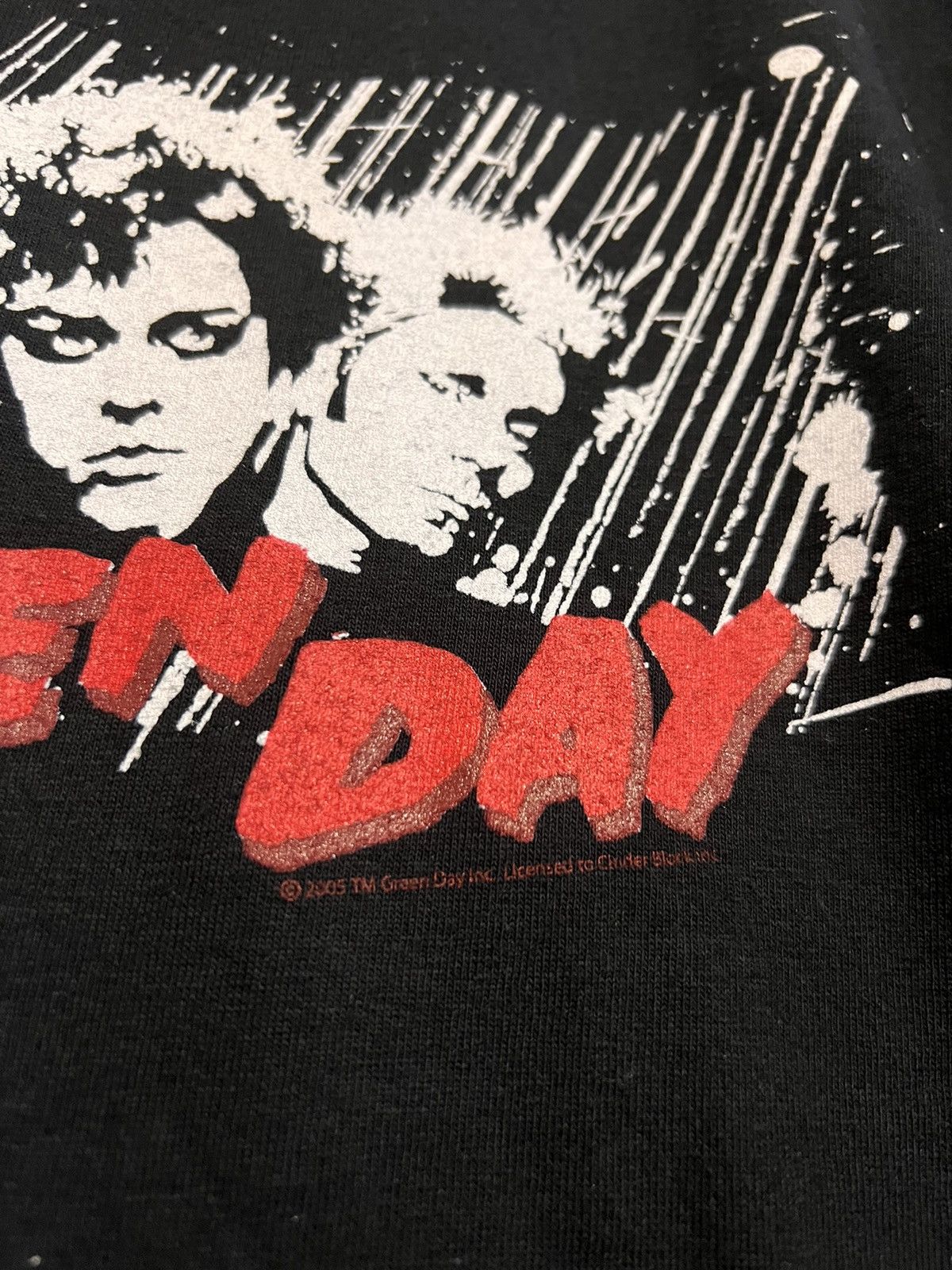 Band Tees Vintage Early 00s Green Day Angel Punk Band Tshirt Hype y2k Size US L / EU 52-54 / 3 - 2 Thumbnail