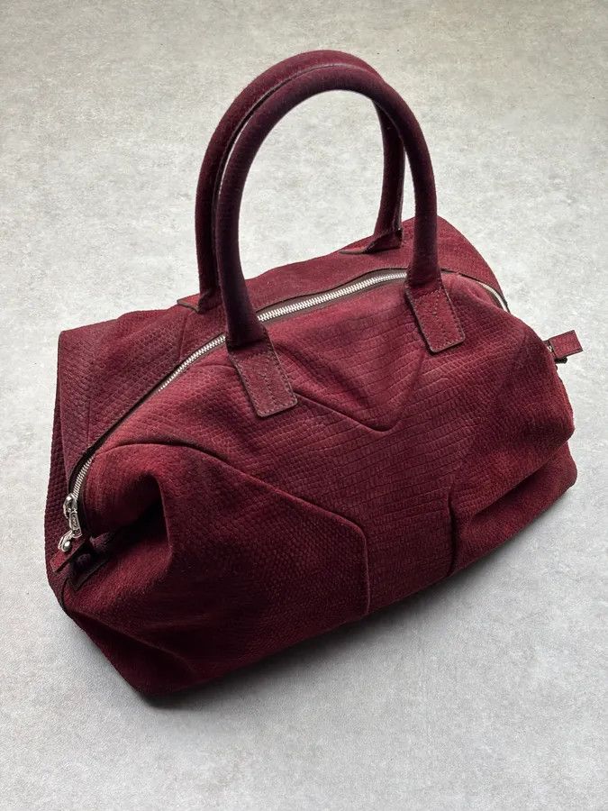 Yves Saint Laurent AW2009 Yves Saint Laurent Bordeaux Leather Handle Bag Size ONE SIZE - 7 Thumbnail