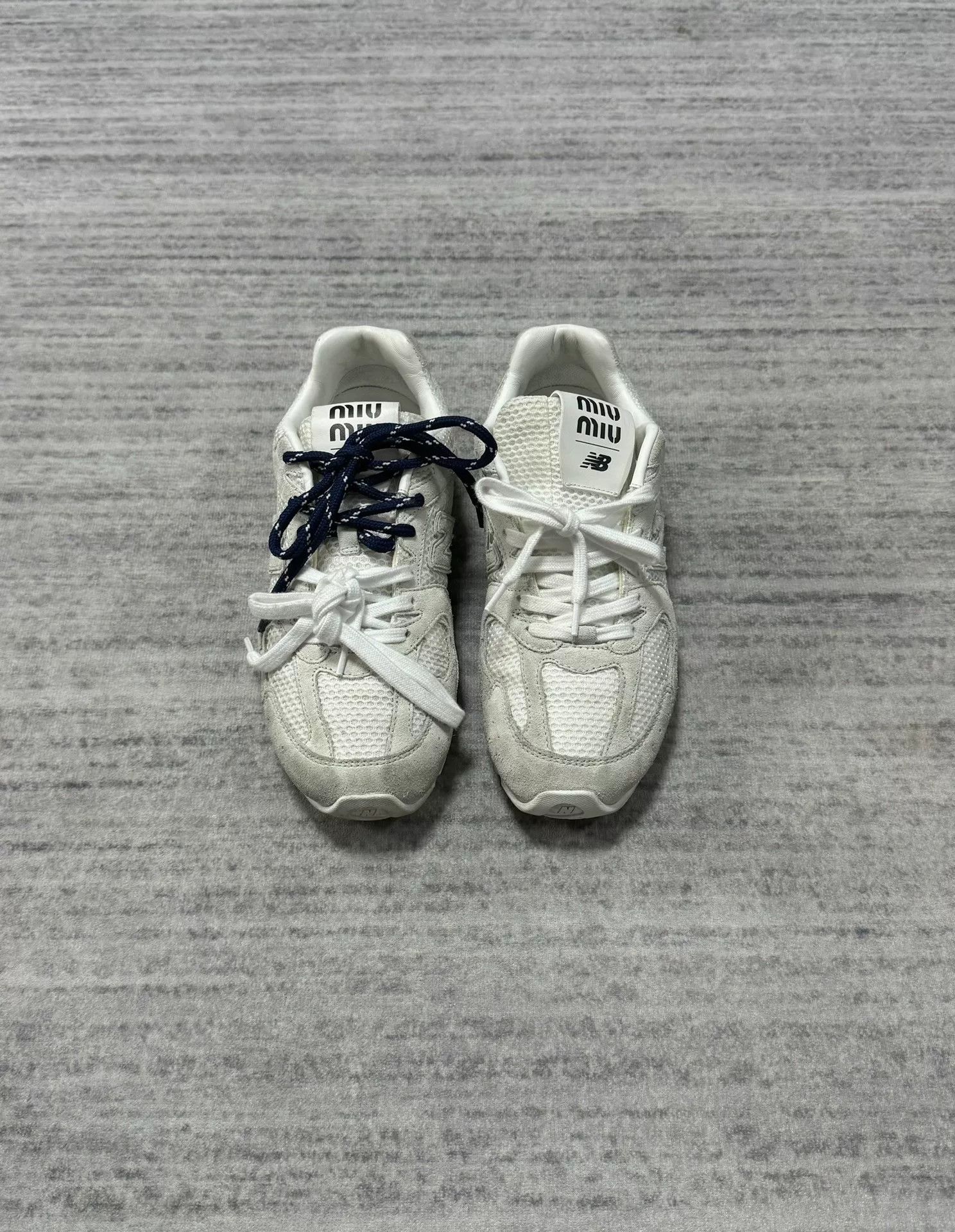 Miu Miu Miu Miu x NB530SL White Mesh Sneakers Size US 6 / IT 36 - 1 Thumbnail