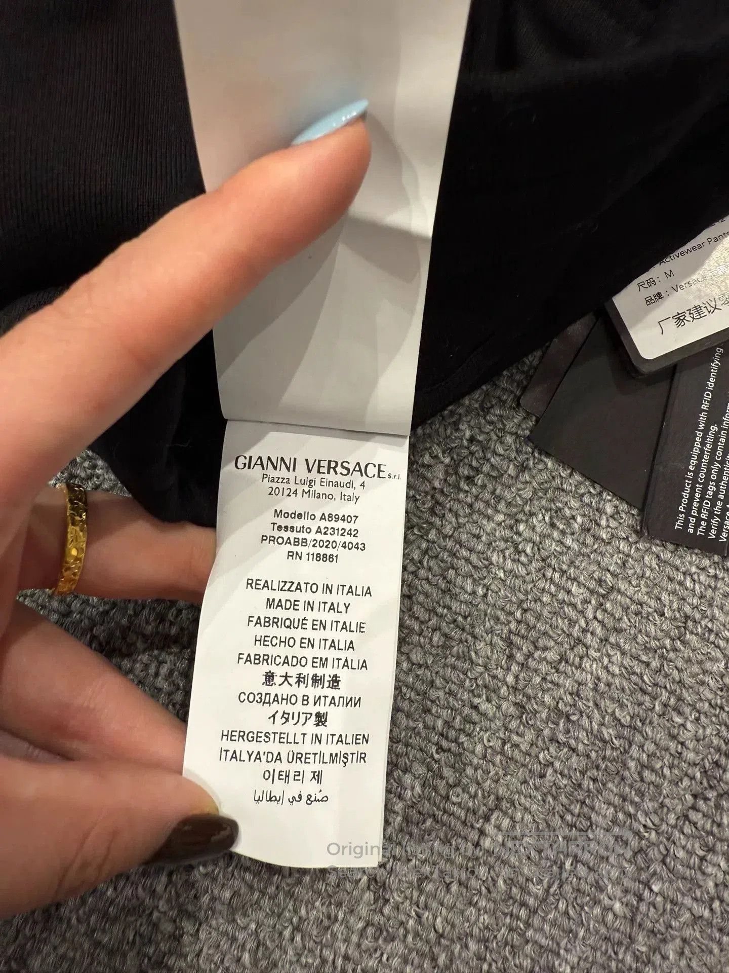 Japanese Brand Versace Sports Pants. Size US 44 / EU 60 - 6 Thumbnail
