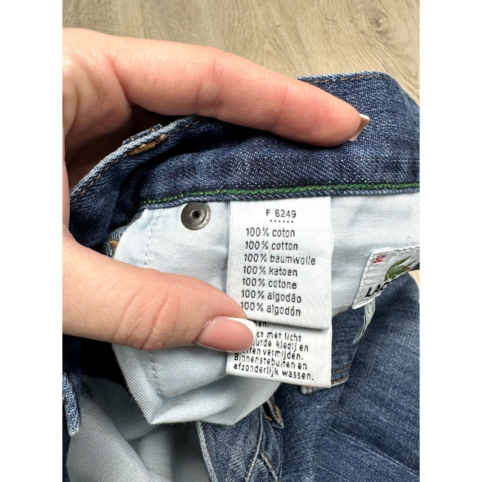Lacoste Lacoste Mens Jeans Denim Pants Size 32 Blue Straight Classic Vintage Jeans Mens Size US 32 / EU 48 - 6 Thumbnail