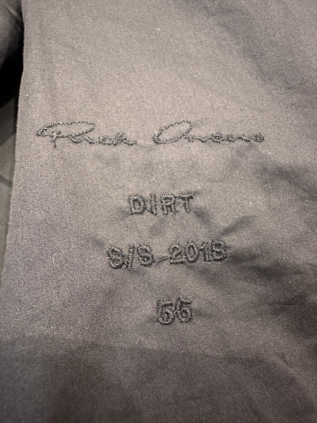 Rick Owens DIRT SS18 LEATHER JACKET SIZE 56 Size US XL / EU 56 / 4 - 16 Thumbnail