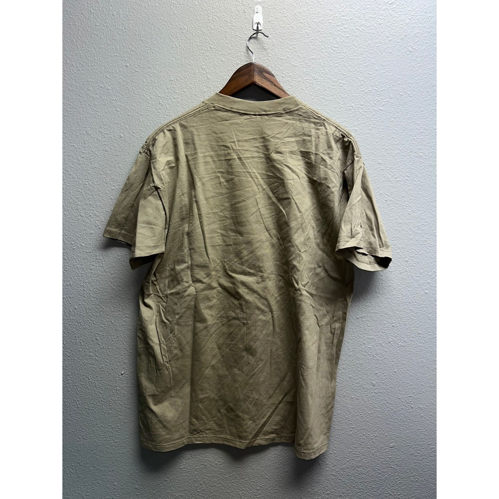 Jerzees 90s Vintage Jerzees Brown Blank USA Made Shirt Tee VTG 1990s Size US L / EU 52-54 / 3 - 6 Thumbnail