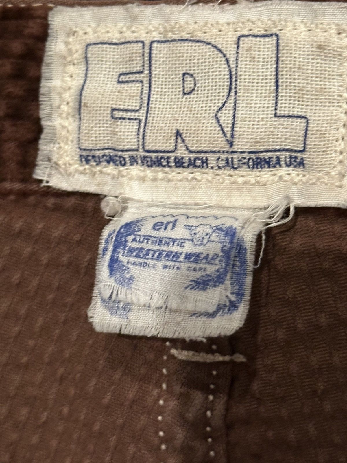 ERL Boardwalk corduroy shorts