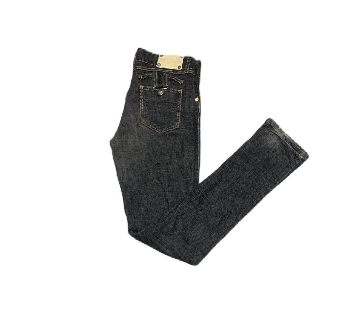 Japanese Brand × Vintage × semanticdesign Vintage Semantic Design Black Jeans Size 30" / US 8 / IT 44 - 2 Thumbnail