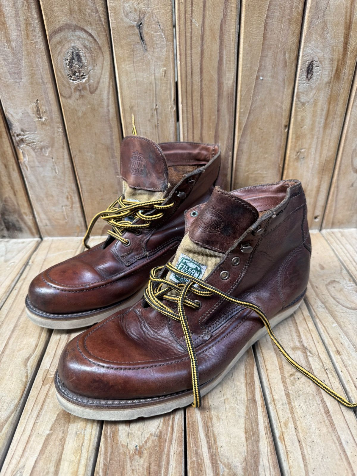 Wolverine Wolverine 1000 Miles x Filson brown leather boots UK 8 USA 9 Size US 9 / EU 42 - 25 Thumbnail