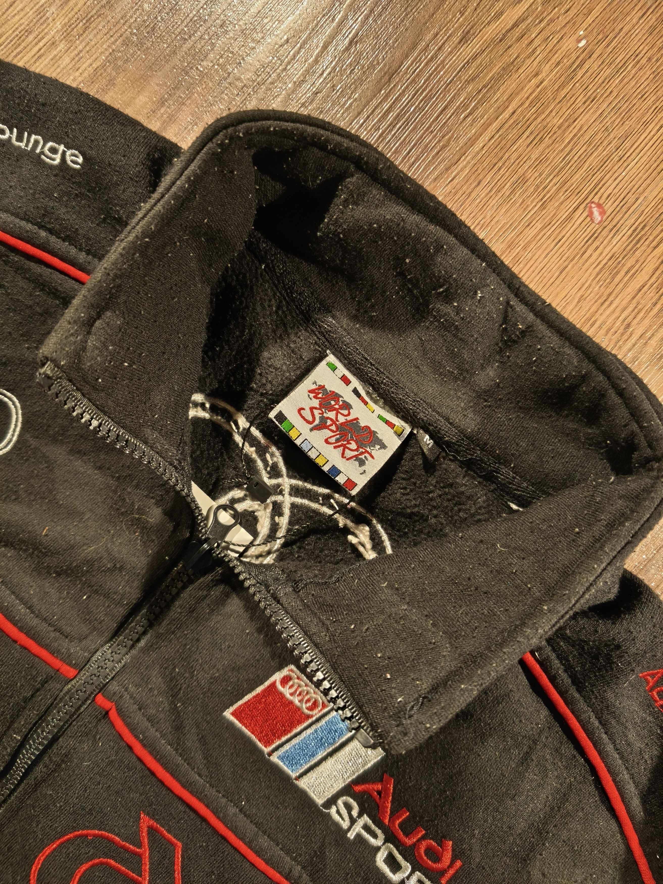 Audi Vintage Audi Racing Fleece Track Jacket Size US L / EU 52-54 / 3 - 5 Thumbnail