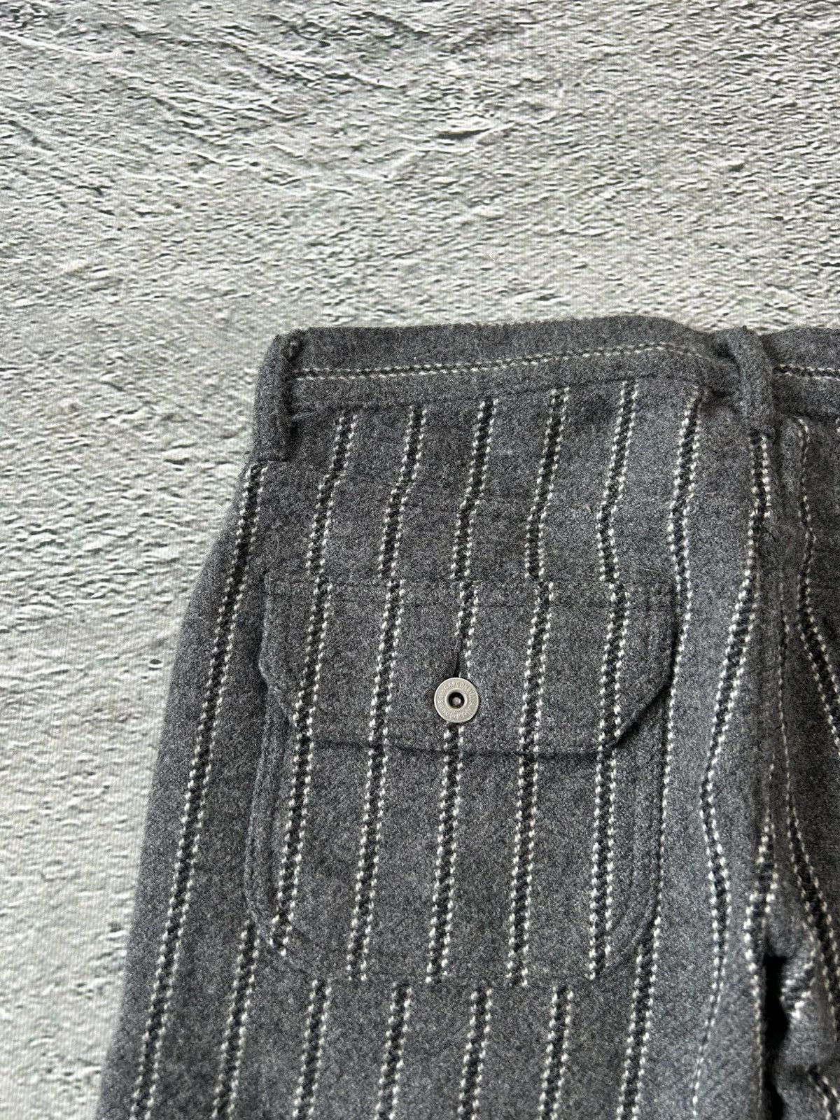 Comme des Garcons × Junya Watanabe × Vintage Junya Watanabe Comme Des Garcons wool striped pants AD2005 Size 30" / US 8 / IT 44 - 11 Thumbnail