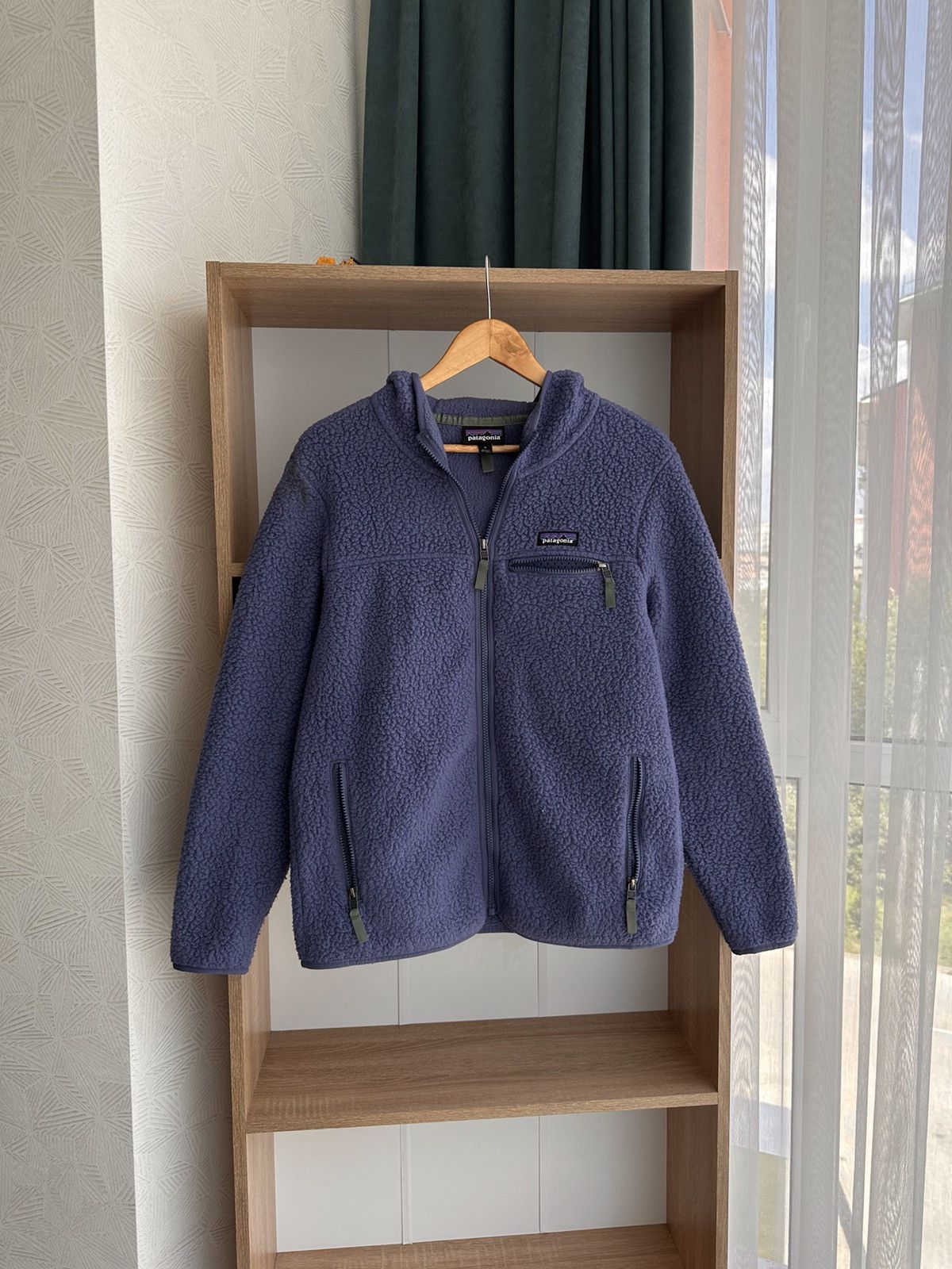 Patagonia × Vintage Vintage Patagonia Synchilla Blue Sherpa Jacket Size US S / EU 44-46 / 1 - 9 Thumbnail