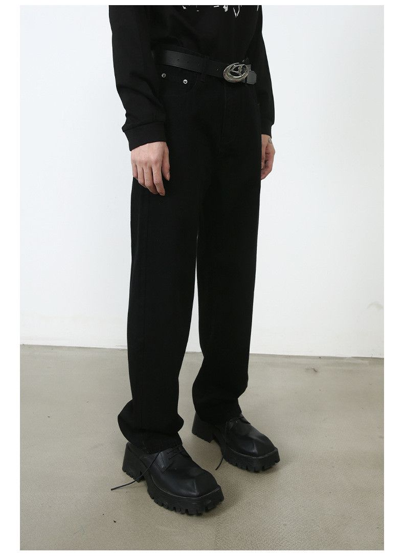 Designer × Japanese Brand American solid washed straight jeans Size US 32 / EU 48 - 2 Thumbnail