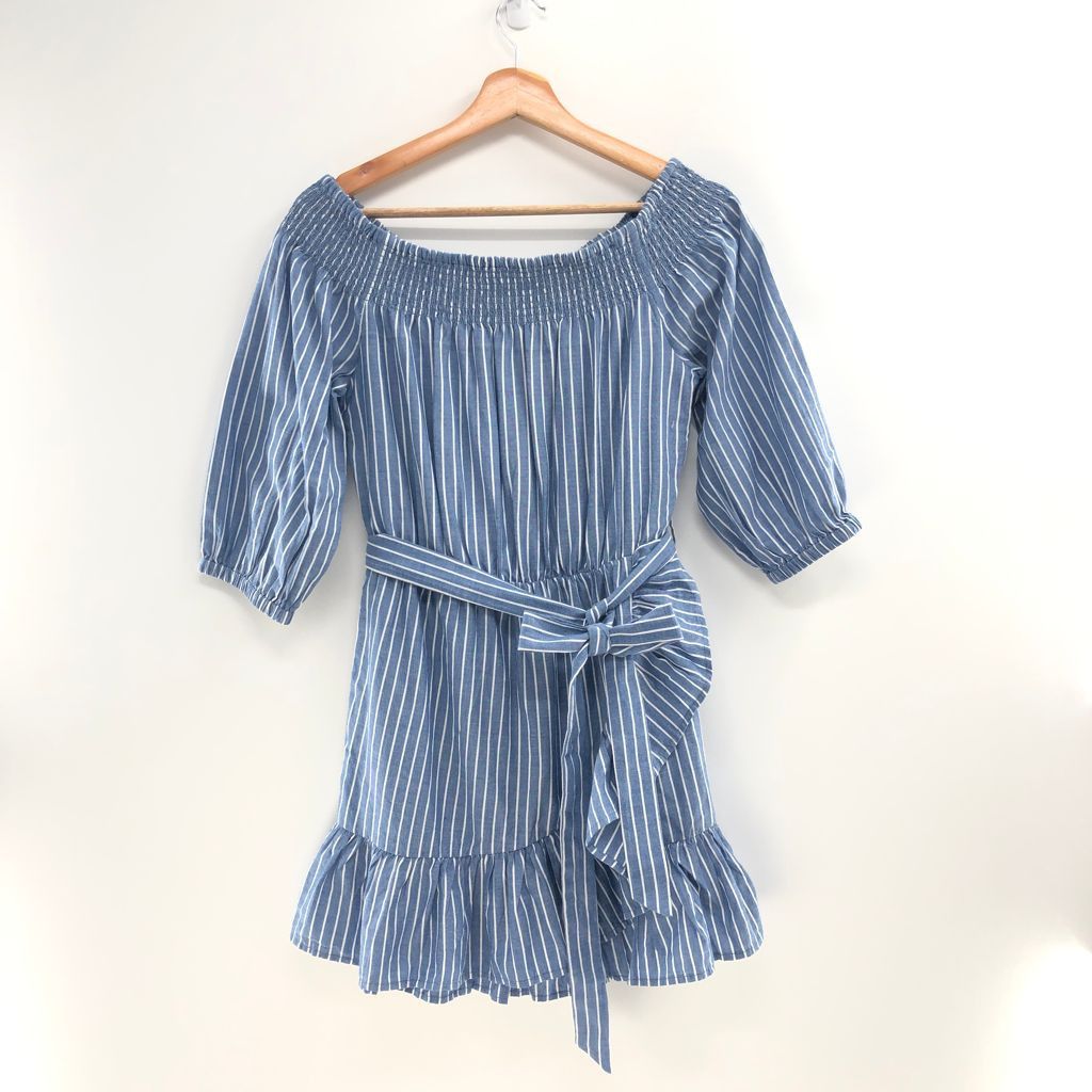 Other Tularosa Maida Ruffle Dress in Blue & White Stripe S Size S / US 4 / IT 40 - 2 Thumbnail