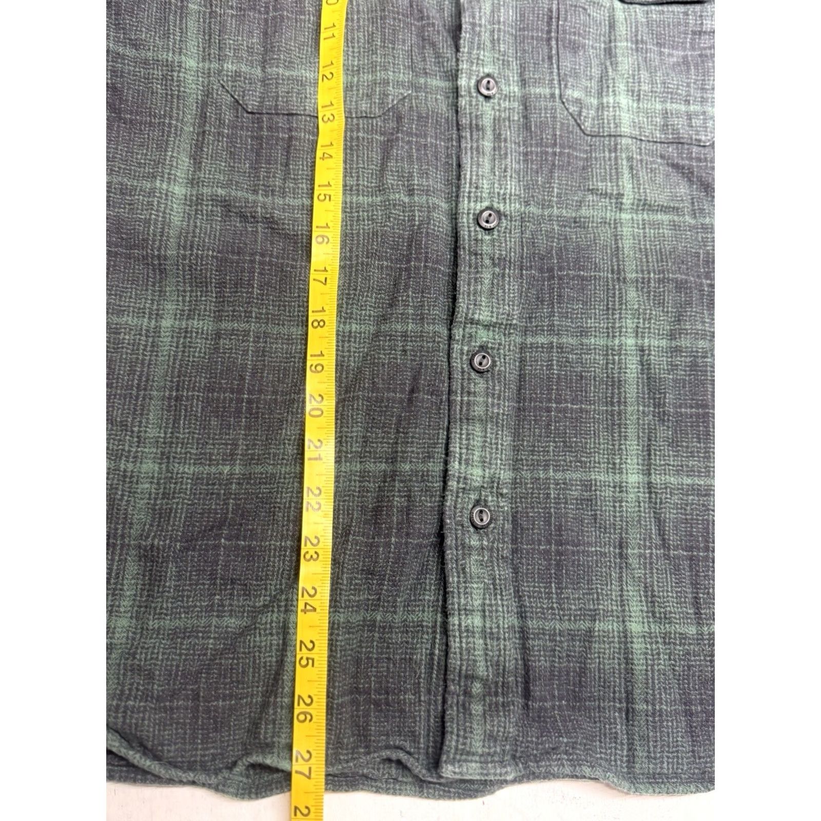 Levi's Levi's Classic Worker Flannel Overshirt Plaid Green Blue Relaxed Fit Mens Large Size US L / EU 52-54 / 3 - 4 Thumbnail