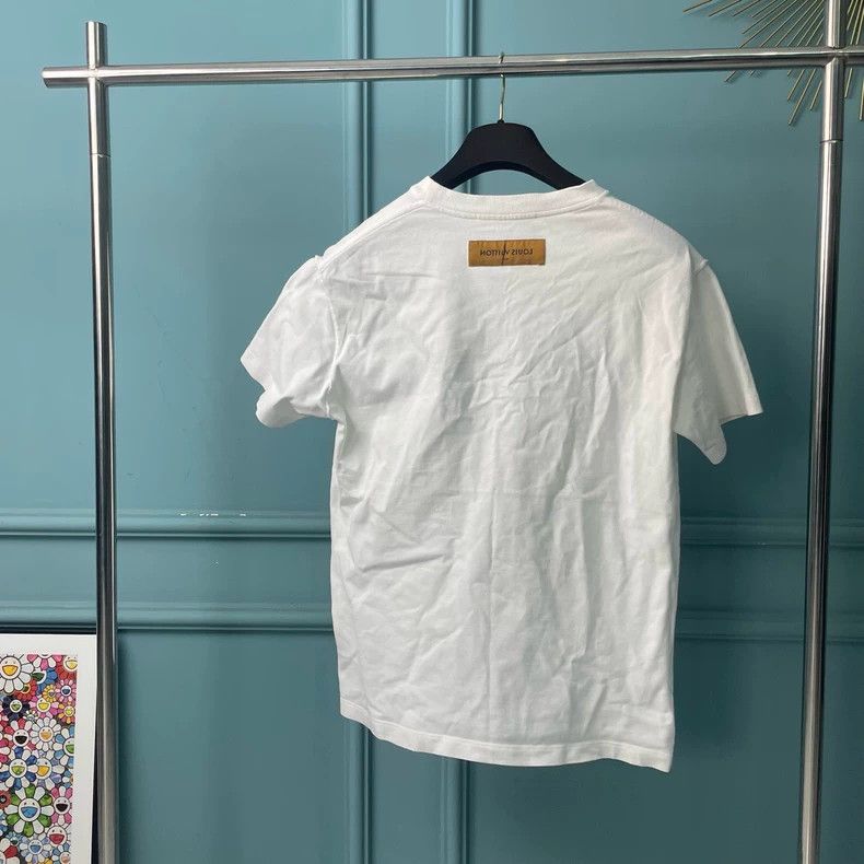 Louis Vuitton Louis Vuitton Cursive logo short sleeve 2501-Nextarrow Size US S / EU 44-46 / 1 - 2 Thumbnail
