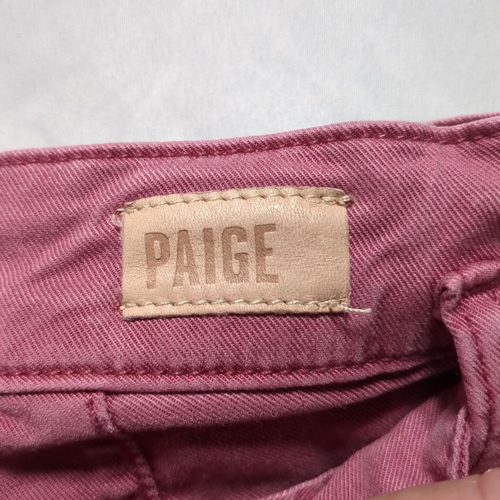 Paige Paige Pink Mauve Paperbag Waist Belted Shorts High Rise 26 Regular Womens Summer Beach Holiday Casual Travel Size 27" / US 4 / IT 40 - 7 Thumbnail