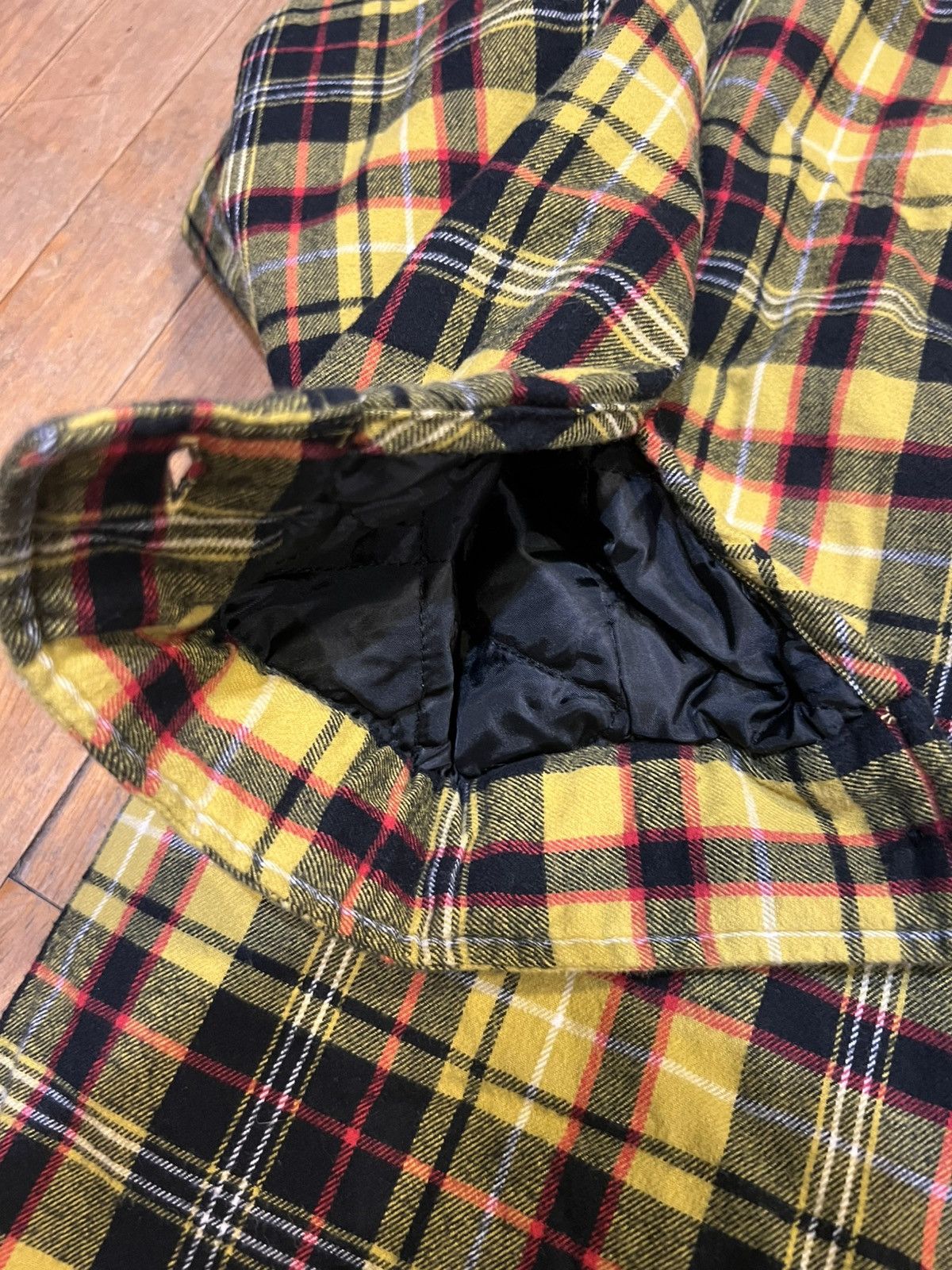 Supreme Supreme Lined zip up hooded flannel shirt Size US L / EU 52-54 / 3 - 5 Thumbnail