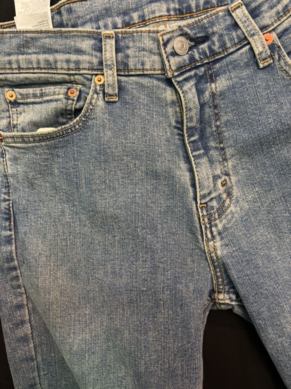 Levi's Levis Blue Skinny Jeans Size US 32 / EU 48 - 2 Thumbnail