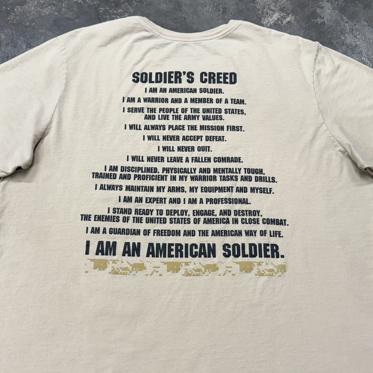 Nike Nike Army Soldier’s Creed Graphic Tee XL Size US XL / EU 56 / 4 - 4 Thumbnail