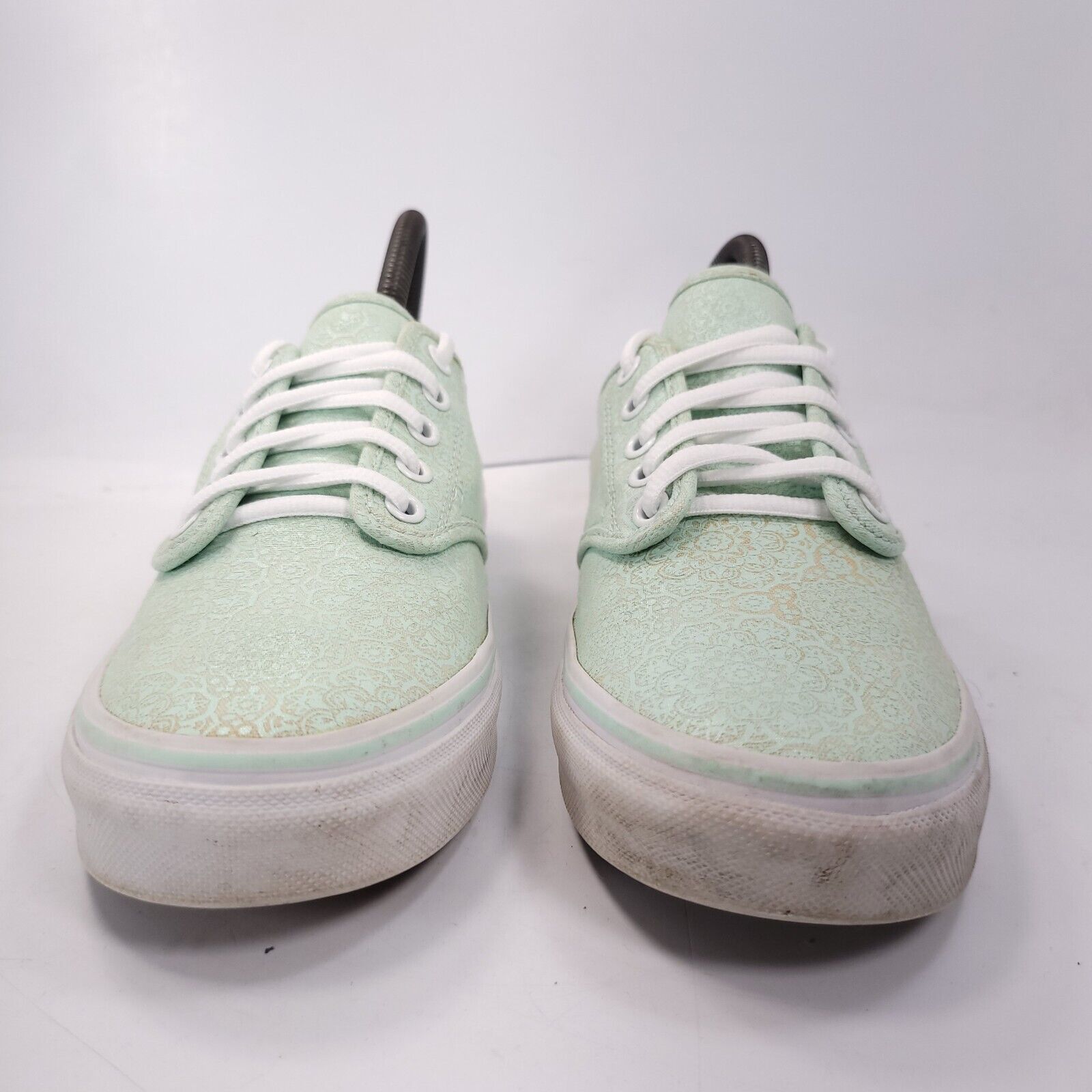 Vans Vans Off the Wall Shoe Womens Size 8.5 721356 Green White Size US 8.5 / IT 38.5 - 2 Thumbnail