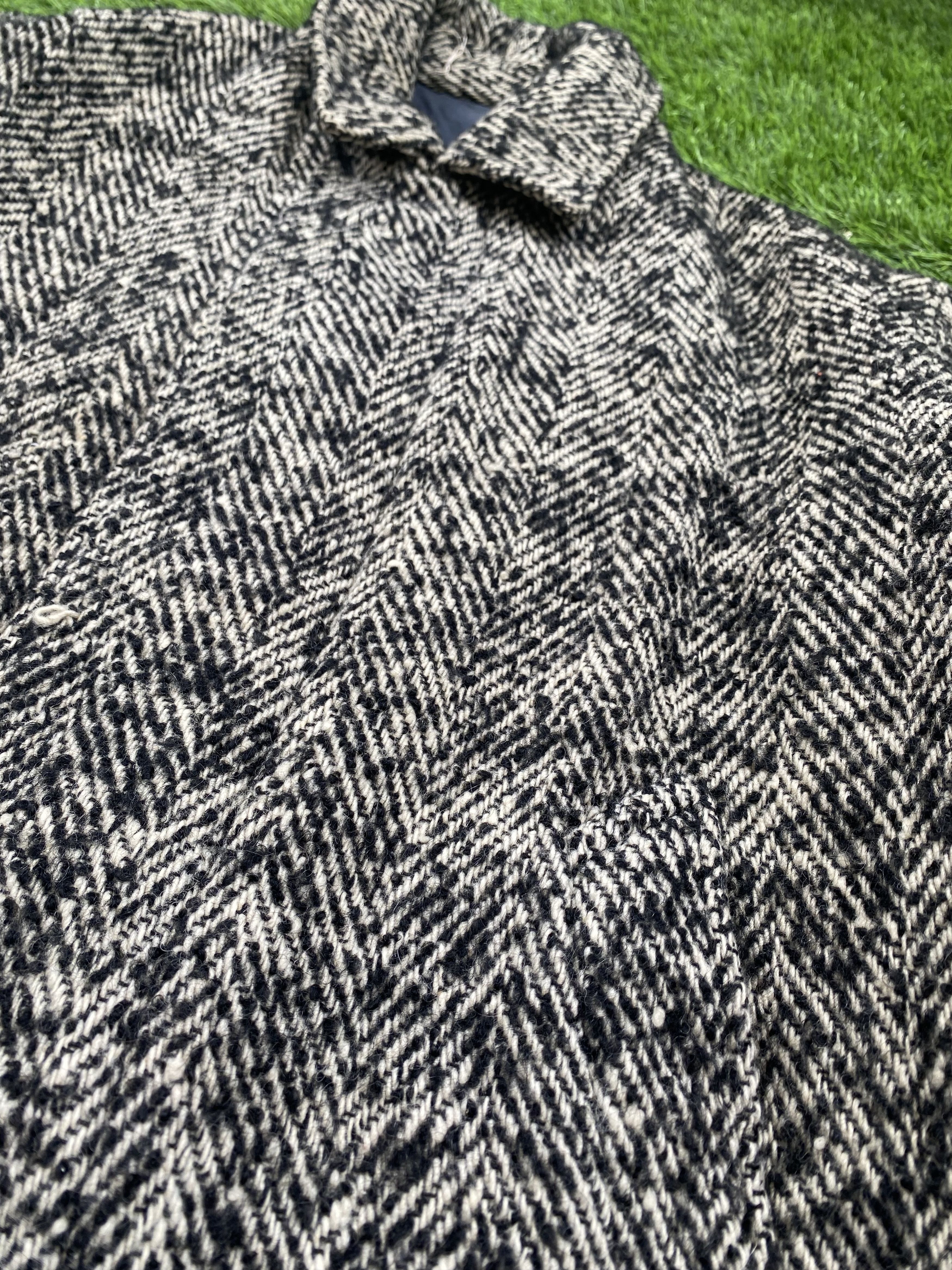 Japanese Brand × Y's for Men × Yohji Yamamoto Vintage YS for Men by Yohji Yamamoto Tweed Winter Jacket Size US M / EU 48-50 / 2 - 3 Thumbnail