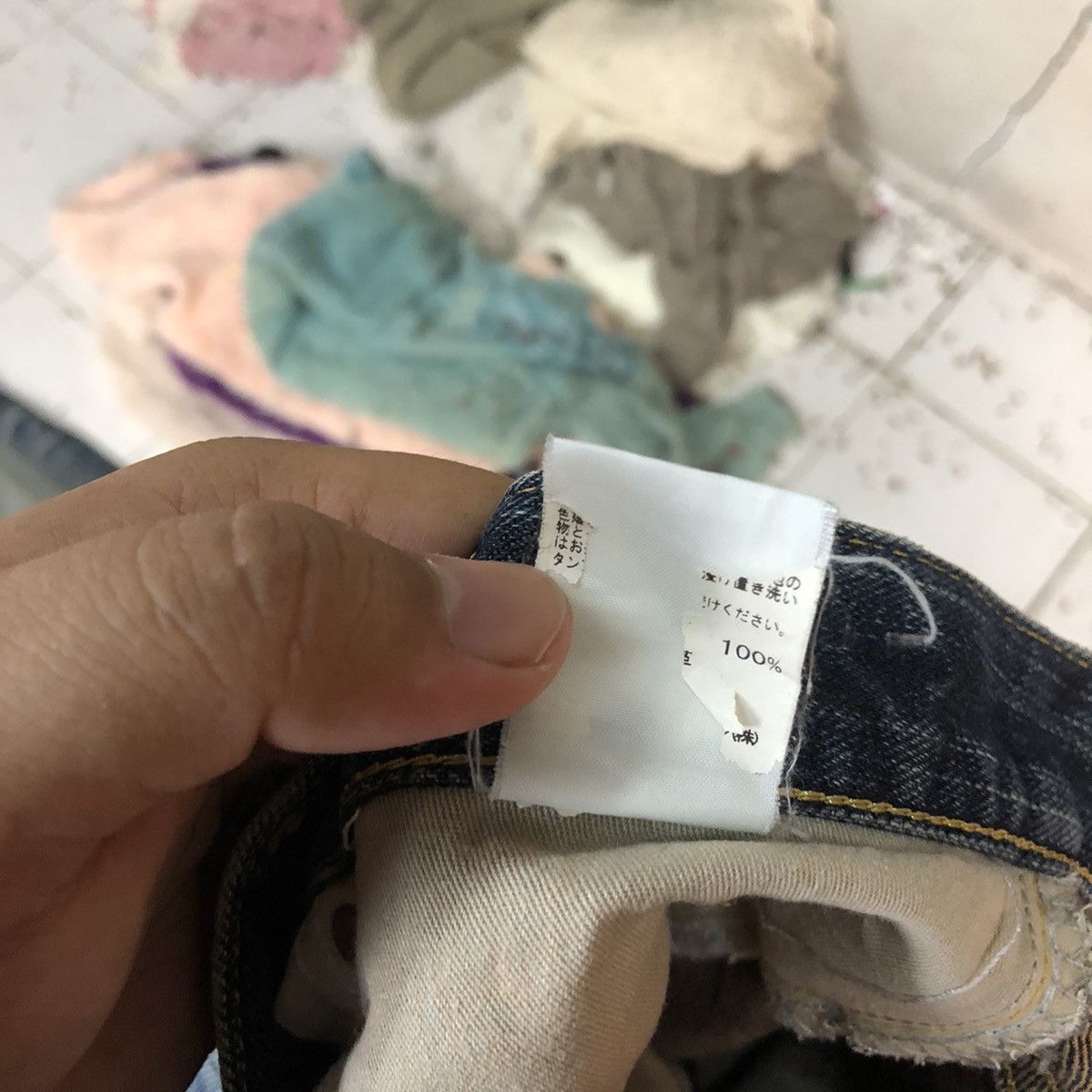 Lee Lee Riders Blue Denim vintage Pants #7308 Size 32" / US 10 / IT 46 - 24 Thumbnail